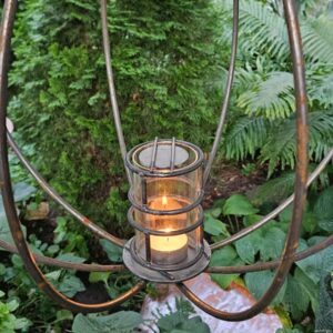 Hanging Tea Light Lantern Spheres - Set of Three