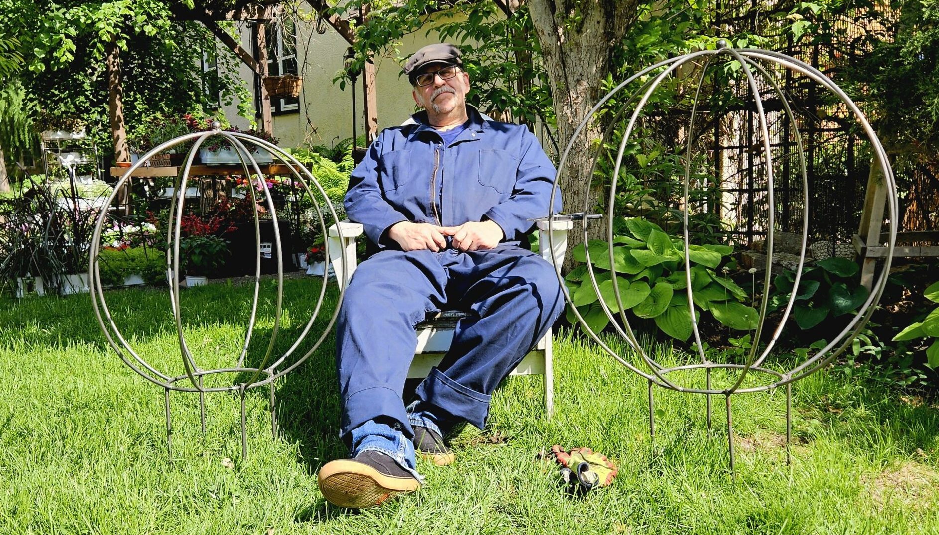 Custom ordered 25" and 32" Ground Spheres